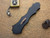 Burn Knives Custom Vengeance D/A OTF Black MokuTi Button Damascus DE Hollow Grind