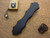 Burn Knives Custom Vengeance D/A OTF Black MokuTi Button Damascus DE Hollow Grind
