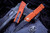 Microtech Combat Troodon Orange OTF Automatic 3.8" Dagger Black 142-1OR