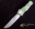MICROTECH COMBAT TROODON GREEN AUTO S/E BEAD BLAST PLAIN 143-7GR