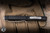 Microtech Ultratech OTF Automatic Knife Black Aluminum  3.4" M390 Tanto Satin Serrated 123-6