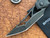 Brous Blades/Elijah Isham Echelon Black G10 Flipper Liner Lock 4.1" Acid Stonewash