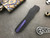 Marfione Cypher Black Alloy Purple Accents DE 4" Dark Matter M390