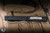 Microtech Ultratech OTF Knife Black Aluminum 3.4" M390 Tanto Stonewash Serrated 123-12