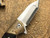 Allen Elishewitz Tank Desert Ironwood Handle Mokume Bolsters San Mai Damascus Tanto