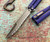 Microtech Tachyon III Balisong Purple SE Bronze Full Serrated 173-15PU