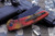 Jake Hoback Knives OSF Hero Series Marine Frame Lock Knife Orange Etch (3.6" Black)