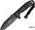MICROTECH CURRAHEE BLACK COMBAT TANTO FIXED BLADE 4.5" SERRATED 103-3BL