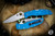 SPYDERCO ENDURA 4 BLUE FLAT GROUND PLAIN BLADE VG-10 C10FPBL