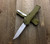 Hogue Knives OTF OD Green 3.3" Clip Point Stonewash