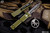 Microtech UTX-70 OTF Automatic Knife OD Green 2.4\" Dagger Black Serrated 147-2OD