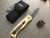 Protech Emerson Tan CQC-7A Auto 3.25" Spear Point Black DLC 154CM