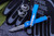 Microtech UTX-70 Blue OTF Tanto Satin 149-4BL