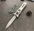 G&G Hawk Knives Deadlock Model A OTF Damasteel Inlays SE CTS 204P