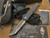 Marfione Combat Troodon Hellhound Tanto Brass Ringed Hardware Nichols XHP Damascus