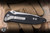 Microtech Socom Elite Manual Folding Knife Black Aluminum 4" M390 Tanto Stonewash Part-Serrated 161-11