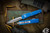 Microtech Ultratech Blue OTF Automatic 3.4\" Dagger Stonewash 122-10BL
