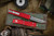 Microtech Ultratech Red OTF Automatic 3.4\" Tanto Stonewash 123-10RD 