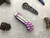 KEYBAR Chaves Knives Edition CF/Purple Titanium Skull Clip