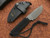 Chaves Knives Redemption 2 Fixed Blade Black DLC Hellbent Holsters Sheath