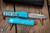 Microtech UTX-85 Turquoise OTF Automatic 3" M390 Satin 231-4TQ