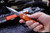 Microtech Ultratech OTF Automatic Knife Orange 3.4" Bayonet Stonewash 120-10OR