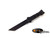 QUARTERMASTER KNIVES QBS-1LT MARTY MCFLY BALISONG BUTTERFLY KNIFE MATTE BLACK