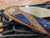 Sergio Consoli Knives Linerlock Flipper Timascus Bronze  RWL34 Hand Satin Blade
