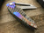 Scorpion 6 Knives Mektig Custom Prototype #3 Anodized