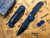 Marfione Custom LUDT Purple Haze Accents Meteorite Button M390 DLC Apocalyptic Compound Grind