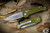 Microtech LUDT Automatic Folding Knife OD Green 3.4\" Stonewash Serrated 135-11OD