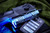 Ti2 Design/CWF Pele' Flashlight Blue Anodized Damask Etch Titanium
