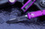 Microtech Ultratech Violet OTF S/E 3.4" 204P Black Serrated 121-2VI