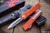 Microtech Combat Troodon Orange OTF Automatic 3.8" M390 Dagger Stonewash 142-11OR