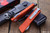 Microtech Combat Troodon Orange OTF Automatic 3.8" M390 Dagger Stonewash 142-11OR