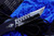 Marfione Custom Hellhound Combat Troodon Ice Blue Accents Cracked Ice Polish M390