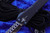 Marfione Custom Hellhound Combat Troodon Ice Blue Accents Cracked Ice Polish M390