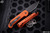 Microtech LUDT Orange Automatic Folding Knife 3.4" Black Drop Point 135-1OR
