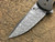 Kirby Lambert Crossroads Marbled Carbon, Titanium Bolsters, Damasteel