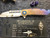 Marfione Custom Warhound Folder Blue Fade Eggshell Titanium Blue Hardware M390 Mirror Polish