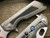 Microtech Marfione Custom MSG 3.5 Carbon Fiber Inlay Titanium M390 Mirror Polish