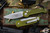 Microtech LUDT OD Green Folding Automatic Knife 3.4" Stonewash 135-10OD