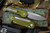 Microtech LUDT OD Green Folding Automatic Knife 3.4\" Stonewash 135-10OD