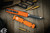 Microtech Ultratech OTF Automatic Knife Orange 3.4\" Tanto Black 123-1OR 
