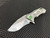 MICROTECH MARFIONE CUSTOM KNIVES STARLORD GREEN TITANIUM POLISHED