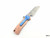 Chaves Customized Copper Friction Folder Blue Skull Clip