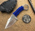 Borka Blades SRambit Blue Cord Wrap Rock Grind Satin CPM S3V