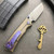 Ramon Chaves Custom Redencion Gen 3 Purple Accents CPM-3V Acid Wash #72