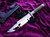 Marfione Custom Interceptor OD Green Wrap Bowie Mirror Polish Ramos Leather Sheath