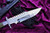 Marfione Custom Interceptor OD Green Wrap Bowie Mirror Polish Ramos Leather Sheath